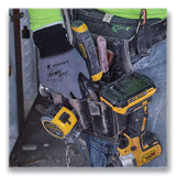 MCR™ Safety Ninja Nitrile Coating Nylon/Spandex Gloves, Black/Gray, Large, Dozen (CRWN96790L) 1 Dozen