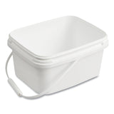 Diversey™ Polypropylene Dry Wipe Charging Bucket, White, 12/Box (DVOD1229387) Box of 12