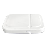 Diversey™ Polypropylene Dry Wipe Charging Bucket, White, 12/Box (DVOD1229387) Box of 12