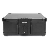 Honeywell Fire and Waterproof Safe with Touchpad Lock, 15.9 x 13.1 x 6.7, 0.24 cu ft, Black (HWL1553) Each