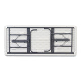 Iceberg IndestrucTables Too 600 Series Folding Table, Rectangular, 72" x 30" x 29", Platinum (ICE65323) Each