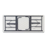 Iceberg IndestrucTables Too 600 Series Folding Table, Rectangular, 96" x 30" x 29", Platinum (ICE65333) Each