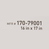 McKesson Seat Back Cushion 16 W X 17 L Inch Foam (1065588_EA) 1/EA