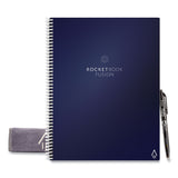 Rocketbook Fusion Smart Notebook, Seven Page Formats, Blue Cover, 11 x 8.5, 21 Sheets (RKBFLRCCDFFR) Each