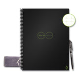 Rocketbook Core Smart Notebook, Dotted Rule, Black Cover, (16) 11 x 8.5 Sheets (RKBLRCAFR) Each