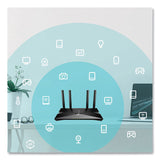 TP-Link ARCHER AX3000 Dual Band Gigabit Wi-Fi 6 Router, 5 Ports, Dual-Band 2.4 GHz/5 GHz (TPLARCHERAX3000) Each