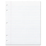Pacon® Ecology Filler Paper, 3-Hole, 8 x 10.5, Wide/Legal Rule, 150/Pack (PAC3203) Pack of 150