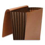 Smead™ TUFF Expanding Wallets, 5.25" Expansion, 1 Section, Elastic Cord Closure, Letter Size, Redrope (SMD71164) Each