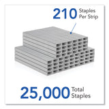 Swingline® S.F. 1 Standard Staples, 0.25" Leg, 0.5" Crown, Steel, 5,000/Pack, 5 Packs/Box (SWIS7035101S) Pack of 5000