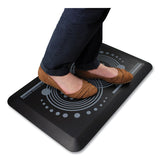 Floortex® AFS-TEX 2000 Anti-Fatigue Mat, Rectangle, 16 x 24, Midnight Black (FLRFCA21624BK) Each