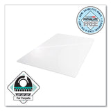 Floortex® Cleartex Advantagemat Phthalate Free PVC Chair Mat for Low Pile Carpet, 60 x 48, Clear (FLRPF1115225EV) Each