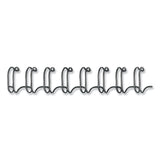 Fellowes® Wire Bindings, 1/4" Diameter, 35 Sheet Capacity, Black, 25/Pack (FEL52539) Pack of 25