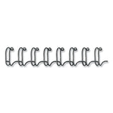 Fellowes® Wire Bindings, 3/8" Diameter, 80 Sheet Capacity, Black, 25/Pack (FEL52541) Pack of 25