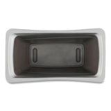 Boardwalk® Slim Waste Container, 23 gal, Plastic, Gray (BWK23GLSJGRA) Each