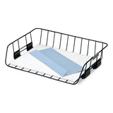 Fellowes® Side-Load Wire Stacking Letter Tray, 1 Section, Letter Size Files, 13.38" x 10.13" x 2.63", Black (FEL62112) Each