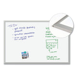 U Brands Magnetic Dry Erase Board with Aluminum Frame, 35 x 23, White Surface, Silver Frame (UBR071U0001) Each