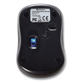 Verbatim® Bluetooth Wireless Tablet Multi-Trac Blue LED Mouse, 2.4 GHz Frequency/30 ft Wireless Range, Left/Right Hand Use, Graphite (VER98590) Each