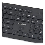 Verbatim® Wireless Slim Keyboard, 103 Keys, Black (VER99793) Each
