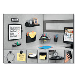 Fellowes® Partition Additions Dry Erase Board, 15.38 x 13.25, White Surface, Dark Graphite HPS Frame (FEL75905) Each