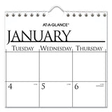 AT-A-GLANCE® Business Monthly Wall Calendar, 15 x 12, White/Black Sheets, 12-Month (Jan to Dec): 2026 (AAG997114) Each