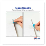Avery® Ultra Tabs Repositionable Tabs, Mini Tabs: 1" x 1.5", 1/5-Cut, Assorted Colors, 80/Pack (AVE74763) Pack of 80