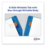Avery® Ultra Tabs Repositionable Tabs, Mini Tabs: 1" x 1.5", 1/5-Cut, Assorted Colors, 80/Pack (AVE74763) Pack of 80