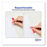 Avery® Ultra Tabs Repositionable Tabs, Margin Tabs: 2.5" x 1", 1/5-Cut, Assorted Colors, 24/Pack (AVE74768) Pack of 24