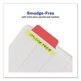 Avery® Ultra Tabs Repositionable Tabs, Margin Tabs: 2.5" x 1", 1/5-Cut, Assorted Colors, 24/Pack (AVE74768) Pack of 24