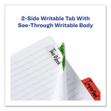 Avery® Ultra Tabs Repositionable Tabs, Margin Tabs: 2.5" x 1", 1/5-Cut, Assorted Colors, 24/Pack (AVE74768) Pack of 24