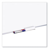 MasterVision® Earth Silver Easy Clean Dry Erase Boards, 96 x 48, White Surface, Silver Aluminum Frame (BVCMA2100790) Each