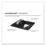 Allsop® Naturesmart Mouse Pad, 8.5 x 8, Leaf Raindrop Design (ASP31624) Each