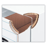 Bankers Box® File/Cube Box Shell, Legal/Letter, 23.75 x 19.75, White/Blue, 6/Carton (FEL0162601) Carton of 6