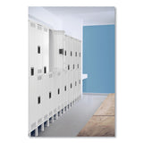 Tennsco Double Tier Locker with Legs, Single Stack, 12w x 18d x 78h, Medium Gray (TNNDTS1218361MG) Each