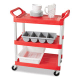 Rubbermaid® Commercial Cutlery Bin, 4 Compartments, Plastic, 11.5 x 21.25 x 3.75, Plastic, Gray (RCP3362GRA) Each