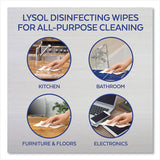 LYSOL® Brand Disinfecting Wipes, 1-Ply, 7 x 7.25, Lemon and Lime Blossom, White, 80 Wipes/Canister, 3 Canisters/Pack (RAC84251PK) Pack of 3