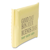 Good Day™ Amenity Bar Soap, Pleasant Scent, # 1/2, Individually Wrapped Bar, 1,000/Carton (GTP390050A) Case of 1000