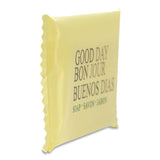 Good Day™ Amenity Bar Soap, Pleasant Scent, # 3/4 Individually Wrapped Bar, 1,000 /Carton (GTP390075A) Case of 1000