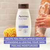 Aveeno® Stress Free Body Wash Liquid 18 oz. Bottle Lavender Scent (1228827_EA) 1/EA