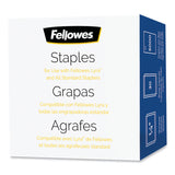 Fellowes® Standard 0.25" Full Strip Staples, 0.25" Leg, 0.5" Crown, Steel, 5,000/Pack (FEL5009501) Pack of 5000