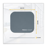 Fellowes® Mouse Pad with Microban Protection, 9 x 8, Graphite (FEL5934001) Each