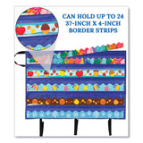 Carson-Dellosa Education Border Storage Pocket Chart, Blue/Clear, 41" x 24.5" (CDPCD5652) Each