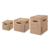 Bankers Box® SmoothMove Basic Moving Boxes, Regular Slotted Container (RSC), Small, 12" x 16" x 12", Brown/Blue, 25/Bundle (FEL7713801) Bundle of 20