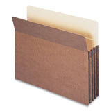 Smead™ Redrope Drop Front File Pockets, 3.5" Expansion, Letter Size, Redrope, 25/Box (SMD73224) Pack of 25