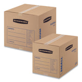 Bankers Box® SmoothMove Basic Moving Boxes, Regular Slotted Container (RSC), Large, 18" x 18" x 24", Brown/Blue, 15/Carton (FEL7714001) Case of 15