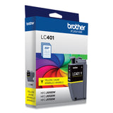 Brother LC401YS Ink, 200 Page-Yield, Yellow (BRTLC401YS) Each
