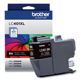 Brother LC401XLBKS High-Yield Ink, 500 Page-Yield, Black (BRTLC401XLBKS) Each