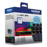 Brother LC4013PKS Ink, 200 Page-Yield, Cyan/Magenta/Yellow, 3/Pack (BRTLC4013PKS) Pack of 3