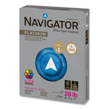Navigator® Platinum Paper, 99 Bright, 28 lb Bond Weight, 8.5 x 11, White, 500/Ream (SNANPL1128) 1 Ream