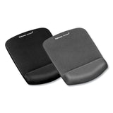 Fellowes® PlushTouch Mouse Pad with Wrist Rest, 7.25 x 9.37, Graphite (FEL9252201) Each