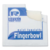 AmerCareRoyal® Moist Towelettes, Individually Wrapped, 4 x 6, Lemon Scent, White, 1,000/Carton (RPPRF1MB) Case of 1000